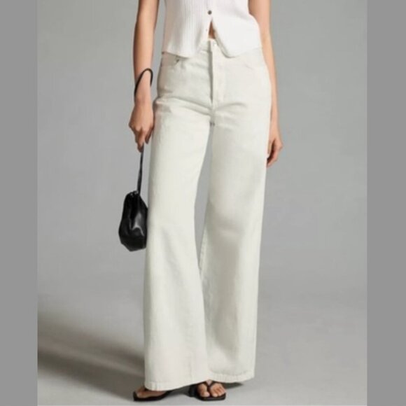 Favorite Daughter The Masha Jeans in Stone 23 - Picture 1 of 6